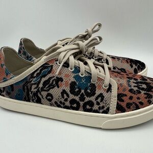 Olukai Women’s Pehuea Cloudy Pa’i Crushback Slip-On Sneakers – Size 9.5 US